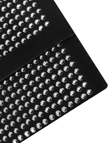 Miniatura 9 de WEIYON BABOMAREON - Bolso de mano rectangular para mujer, bolso de noche brillante