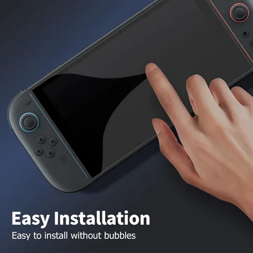 Miniatura 7 de Ambison Paquete de 2 protectores de pantalla de vidrio con acabado mate compatibles con Nintendo Switch 2 modelo 2025 de 7.9 pulgadas