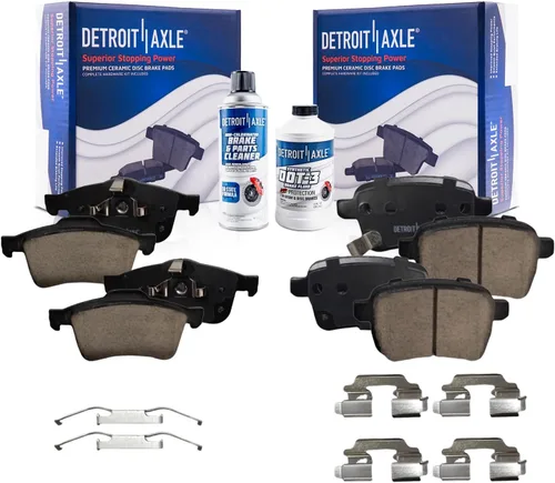 Miniatura 19 de Detroit Axle - Pastillas de Freno para Nissan Altima Sentra 350Z Juke INFINITI G35, Pastillas de Freno Cerámica Delanteras y Traseras Reemplazo