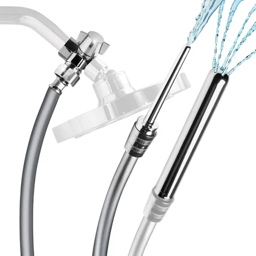 Miniatura 9 de Sistema todo en uno de 4 boquillas para hacer enemas en la ducha Juego de enema de ducha prémium Cleanstream