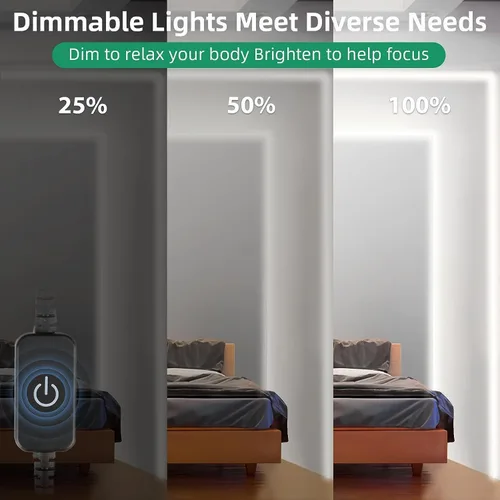 Miniatura 2 de Lamomo - Tira de luces LED RGB de neón, 16.4 pies de luces de cuerda LED de neón con control remoto por aplicación, sincronización de música