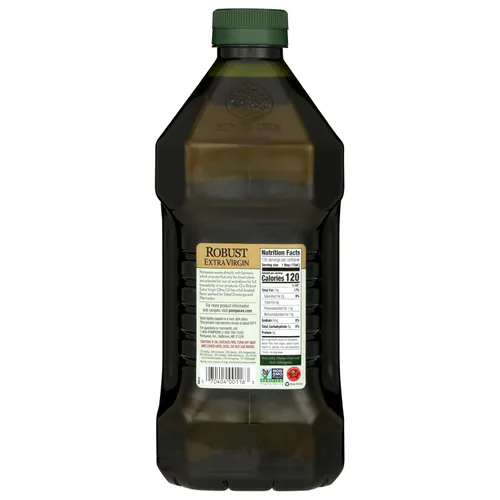 Miniatura 8 de Pompeian Aceite de oliva virgen extra robusto, contiene polifenoles, primer prensado en frío, 68 onzas líquidas
