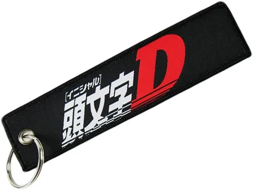 Q1-TECH, 2PCS motocicleta llavero premium bordado carreras JDM estilo etiquetas decoración