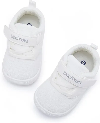 Miniatura 4 de BMCiTYBM Zapatos para caminar de malla transpirable para bebés, niños y niñas, ligeros, antideslizantes, para primeros pasos, 6, 9, 12, 18, 24 meses