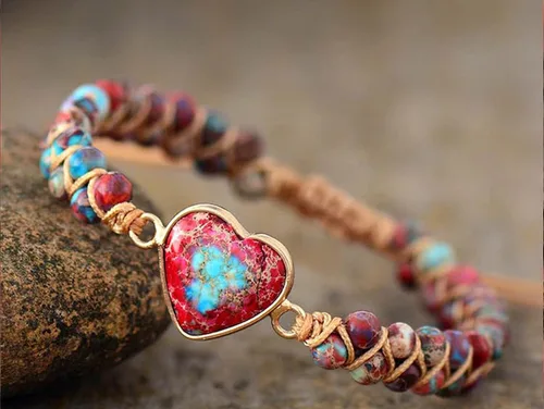 Miniatura 5 de ZOSOJONA Women Handmade Boho Wrap Bracelets Natural Stone Variety Beads Strand Bracelet