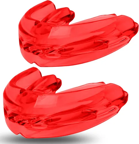 Miniatura 10 de 2 protectores bucales deportivos para adultos jóvenes, protectores bucales para aparatos ortopédicos, protectores bucales de lucha libre