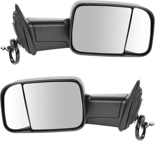 Miniatura 111 de Trail Ridge Juego de espejos de remolque de 2 piezas para el lado del conductor y del pasajero compatible con Ford F-150 FO1320479 FO1321479