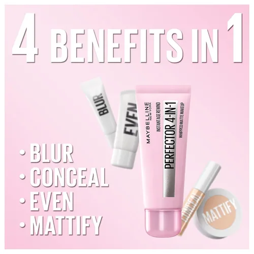 Miniatura 4 de Maybelline Instant Age Rewind Instant Perfector 4 en 1 Maquillaje Mate, 00 Fair/Light, 1 Unidad