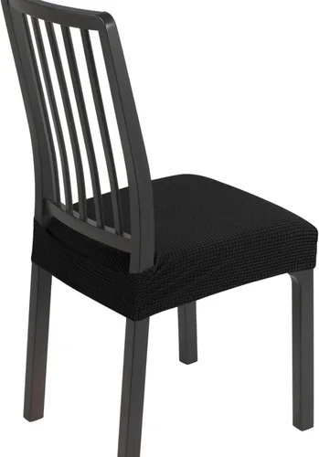 Miniatura 72 de SearchI Juego de 6 Fundas de Asiento para Sillas de Comedor Elásticas, Fundas de Asiento Suave Extraíbles y Lavables para Sillas de Comedor, Flor