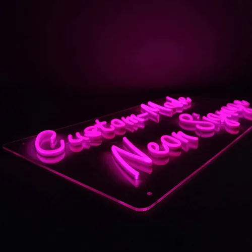 Miniatura 3 de Letreros de neón personalizables para bodas, letreros de nombre para dormitorios de niñas, decoración de pared, cumpleaños y regalos – Personaliza
