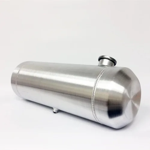 Miniatura 5 de JSD tanque de combustible de celda de gas de aluminio de 5 galones con llenado final en el extremo + soporte, de 8" x 24" de diámetro, redondo, 1/4