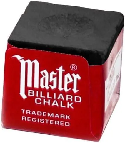 Miniatura 4 de Caja de tizas para tacos de pool/billar, 12 tizas Gris