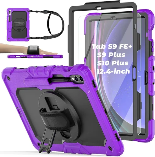 Miniatura 18 de Funda para Samsung Galaxy Tab S8/S7 de 11 pulgadas 5G Funda para Tableta 2022/2020, [con Protector de Pantalla de Vidrio Templado], Soporte
