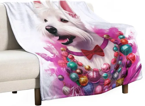 Miniatura 24 de Manta de invierno de acuarela de Navidad en el bosque, manta cálida y acogedora para sofá, cama para adultos, 30 x 40 pulgadas, manta de microfibra