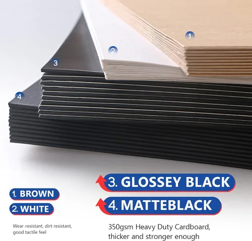 Miniatura 4 de VKheroKV GU-YO - Fundas de papel kraft gruesas y duraderas para grabar LP, cartón, con agujero central, paquete de 10 (12 pulgadas)