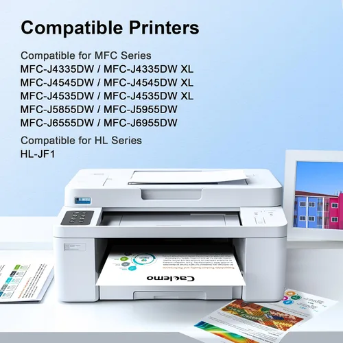 Miniatura 2 de LC406XL - Cartuchos de tinta para impresora Brother LC406XL LC406 LC 406XL para cartuchos de tinta Brother LC406 compatibles con impresora
