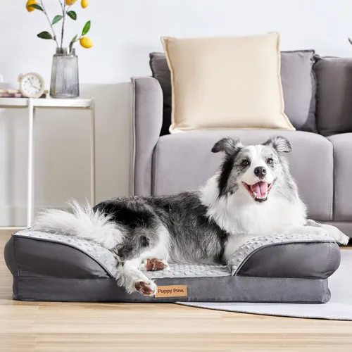 Miniatura 8 de Cama refrescante lavable para mascotas para perros y gatos pequeños, medianos y pequeños, cama para mascotas de espuma viscoelástica certificada