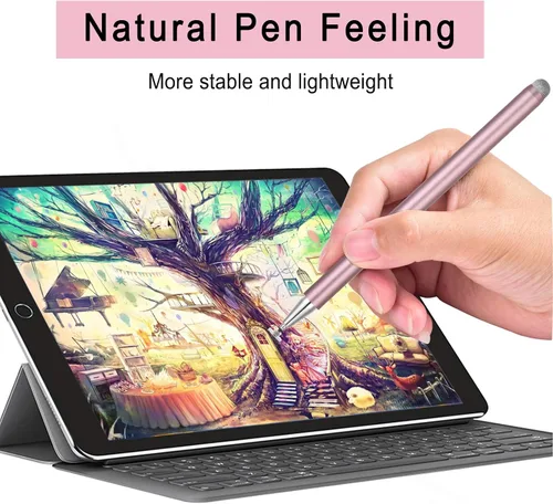 Miniatura 6 de Lápiz óptico para pantalla táctil, punta ultrafina de 0.059 in para iPad Pro, Air, tapa magnética, batería de 12 horas, sin Bluetooth, compatible