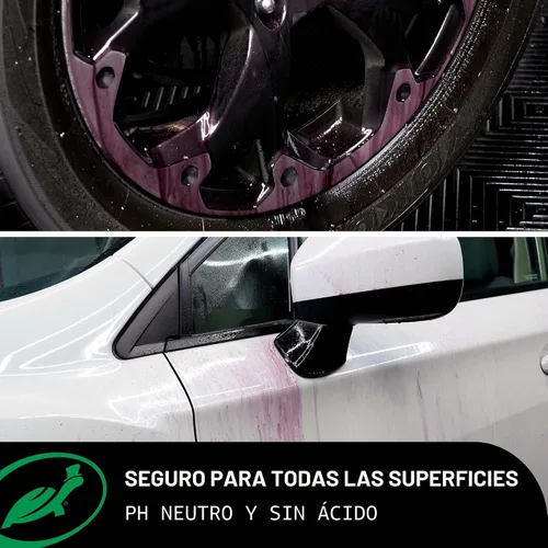 Miniatura 4 de Turtle Wax 53759 Hybrid Solutions - Limpiador de todas las ruedas y removedor de hierro, eliminación rápida de contaminantes superficiales, polvo
