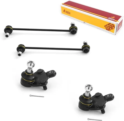 Miniatura 57 de Metrix Premium Chassis Parts - Juego de 4 piezas de articulación de rótula superior y barra estabilizadora delantera para Ford Ranger RWD 1998-2011
