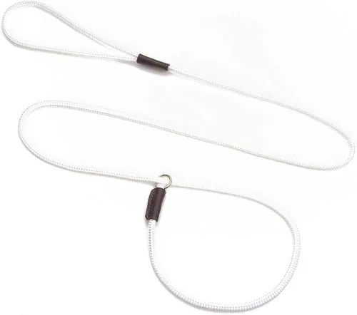 Miniatura 14 de Mendota Pet Correa antideslizante para exhibición de perros, fabricada en los Estados Unidos, color negro, 1/8 pulgadas x 54 pulgadas, para razas