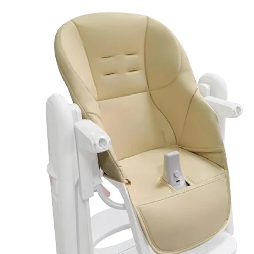 Silla de comedor para bebé, cojín de cuero sintético para silla alta, cómodo cojín para silla alta para silla alta reemplazo para Peg Perego Tatamia