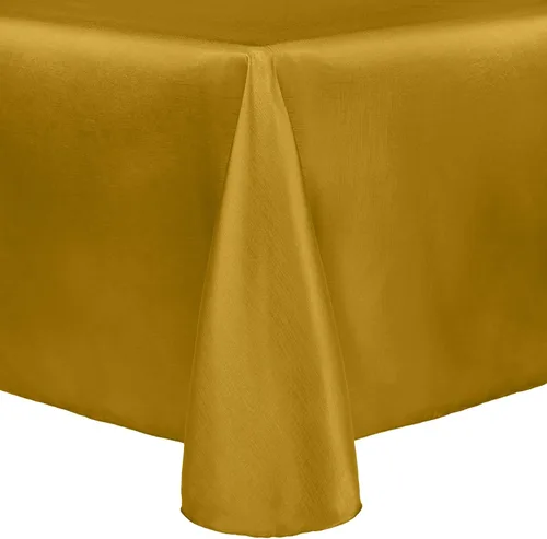 Miniatura 42 de Ultimate Textile Majestic - Mantel ovalado reversible Shantung Satin (72 x 120 pulgadas), color amarillo claro