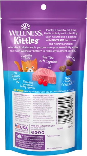 Miniatura 9 de Wellness Kittles - Crujiente sorpresa alimenticia natural para gatos sin granos
