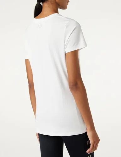 Miniatura 7 de Under Armour, Tech - Camiseta de manga corta y cuello en V para mujer, unicolor