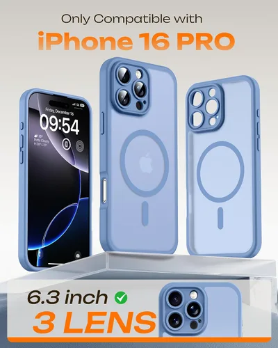 Miniatura 189 de TOCOL Funda para iPhone 11, compatible con Magsafe, protección completa de cámara, imanes integrados, protección contra caídas, funda translúcida