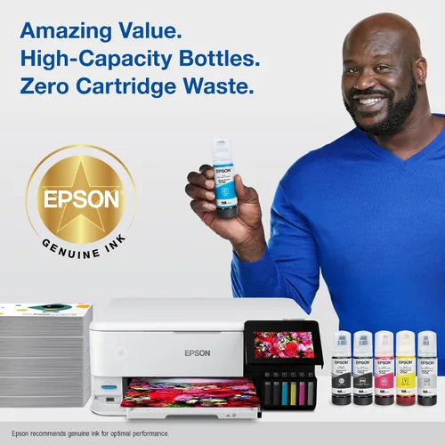 Miniatura 4 de Epson 552 EcoTank Ink Botella de capacidad ultra alta amarilla (T552420-S) Funciona con ET-8500, 8550