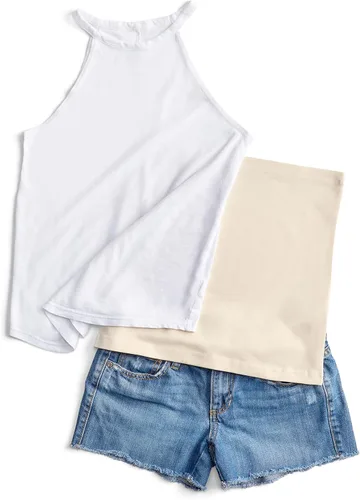 Miniatura 8 de Bandas para el vientre: disponibles en 8 tamaños y 7 colores. Extensor de camisa de maternidad y posparto, 3 paquetes para todas las etapas