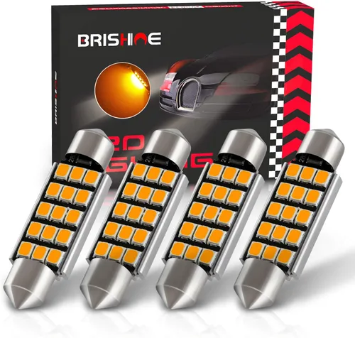 Miniatura 12 de 4 bombillas LED Festoon DE3175 de 1.102 in y 1.142 in, 2835 chipsets Canbus sin errores, 1.1 pulgadas, DE3021 3175 3022 N3, bombillas LED
