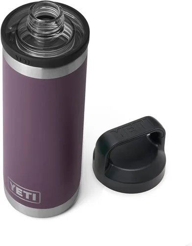 Miniatura 8 de YETI Rambler Botella de 18 oz, aislada al vacío, de acero inoxidable con tapa Chug, negro