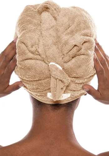 Miniatura 2 de Mujer viscosa de bambú – toalla de pelo toalla de secado de pelo Wrap por texere, Unitamaño