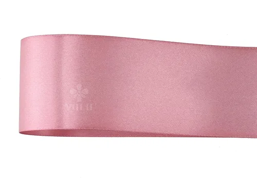 Miniatura 7 de MEEDEE - Cinta de raso rosa victoriana 2 pulgadas, cinta de raso rosa pálido de lujo de doble cara, 25 yardas, cintas de seda malva para envoltura