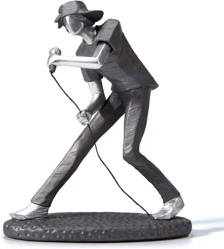 HAUCOZE Estatua de músico, estatua musical, regalo, decoración del hogar, centro de mesa, escultura para piano estudio, dormitorio, poliresina, 8.5