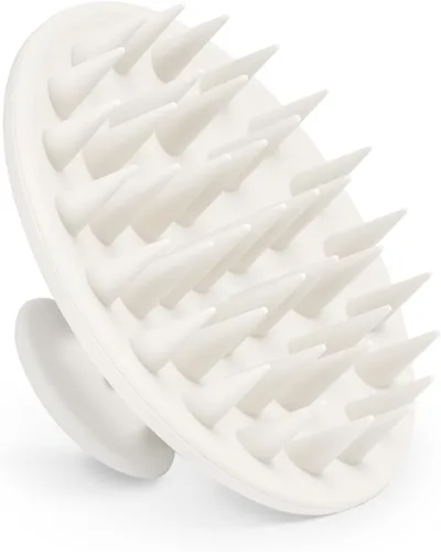 Miniatura 22 de Meartchy Cepillo de champú y masajeador de cuero cabelludo de silicona, cepillo para el cuero cabelludo para el crecimiento del cabello