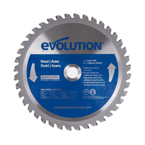 Miniatura 23 de Evolution 14BLADESS Cuchilla de acero inoxidable de 90 dientes de 14" Cuchilla de sierra TCT para Evolution S14CPS, S15CPS, S355MCS, S355CPSL