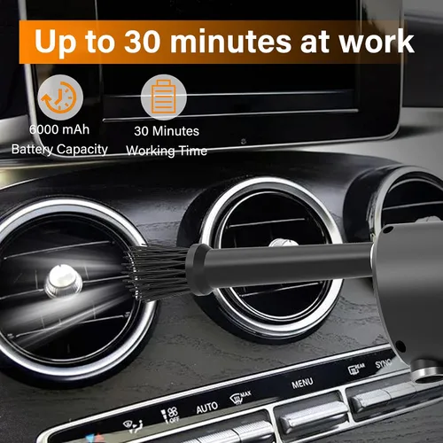 Miniatura 5 de DOROBEEN Plumero de Aire Comprimido, Inalámbrico Portátil Recargable de Aire Comprimido, 33000 RPM Plumero de Aire Eléctrico para Limpieza