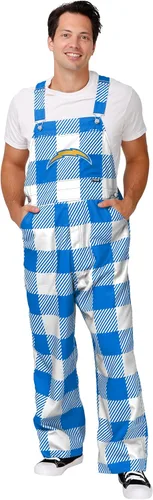 Miniatura 21 de FOCO NFL mens Nfl Team Logo Plaid Bib Overalls