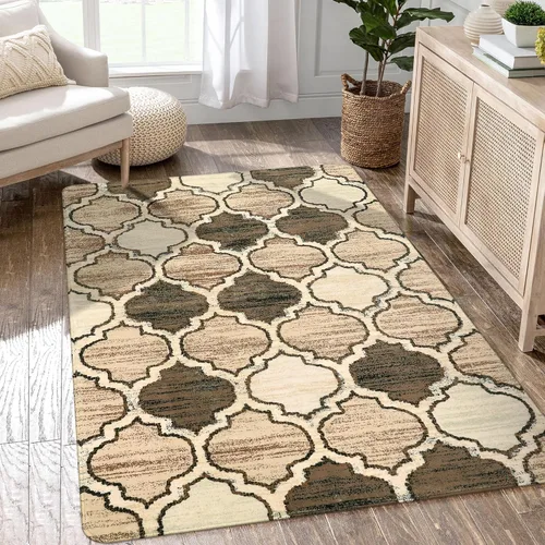 Miniatura 8 de Lahome Alfombra marroquí para pasillo – Alfombra antideslizante lavable de 2 x 6 pies con parte trasera de goma, suave y no desprende pelo, alfombra