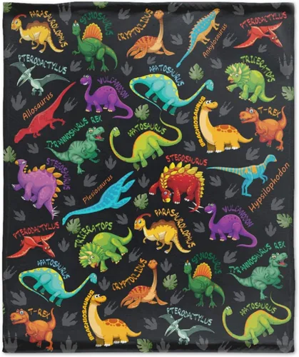 Manta de dinosaurio para regalo, manta de franela ultra suave y acogedora, manta de forro polar ligera y mullida, manta de felpa cálida para sofá,