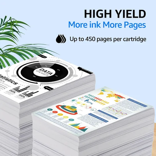 Miniatura 3 de SuperInk Cartucho de tinta remanufacturado 65XL para HP 65 65 XL compatible con HP Envy 5055 5058 5052 DeskJet 3755 2622 2655 2624 3720 3721 3722