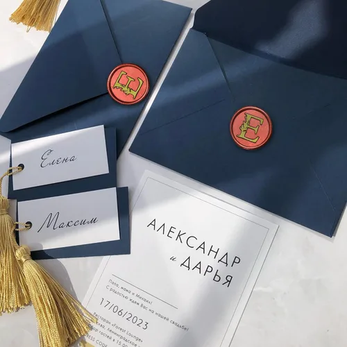 Miniatura 5 de 25 calcomanías de sello de cera dorada y roja, hechas a mano, hojas botánicas vintage, calcomanías de cera para invitaciones de boda, sobres