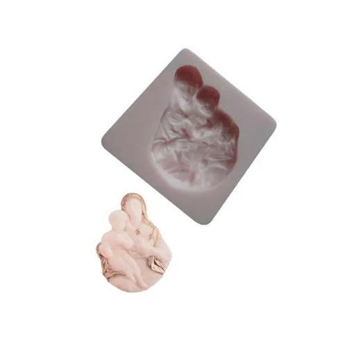 PRIMERA COMUNIÓN Virgen con Jesús II, Madona (Medidas Segunda Imagen/NO DEVOLUCIONES) Molde de silicona por Oh! Sweet Art