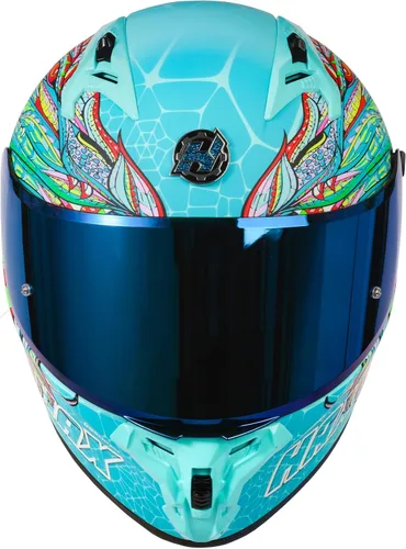 Miniatura 5 de HAX Obsidian Pro Full Face Dual Visor Adult Motorcycle Helmet for Motorbike Street Bike with Pinlock Ready DOT Approved Obsidiana Pro Slayer Aqa