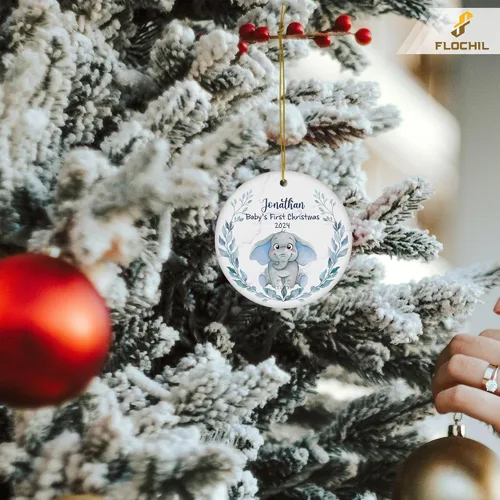 Miniatura 4 de FLOCHIL Adorno personalizado para la primera Navidad del bebé 2023, adorno de la primera Navidad de los bebés 2023, regalo para niños, bebés