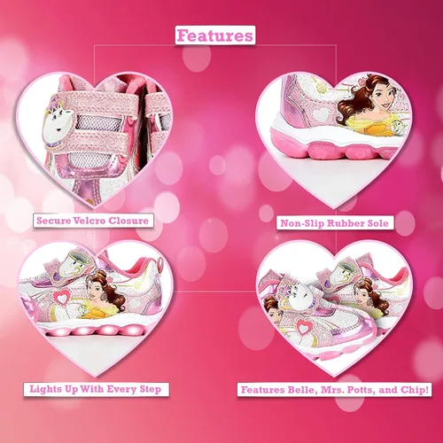 Miniatura 5 de Disney Princess Belle - Zapatillas de deporte para niñas