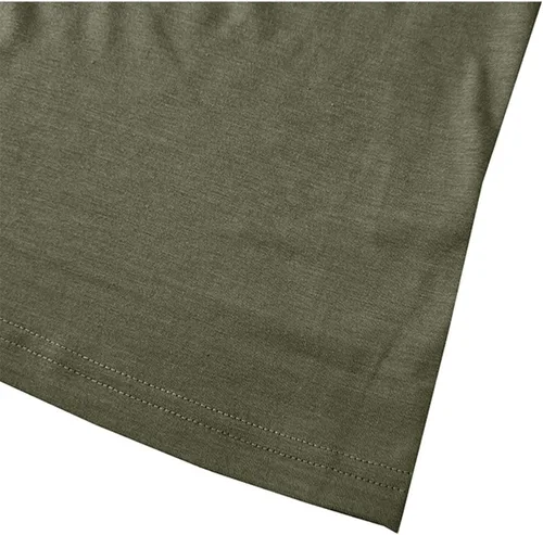 Miniatura 7 de Camiseta de cuello alto falso para hombre, de manga larga, diseño básico, elástica, ligera